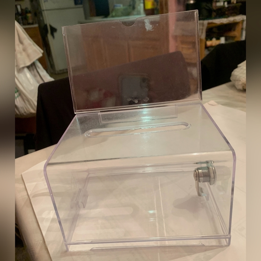 Donation Collection Ballot Box